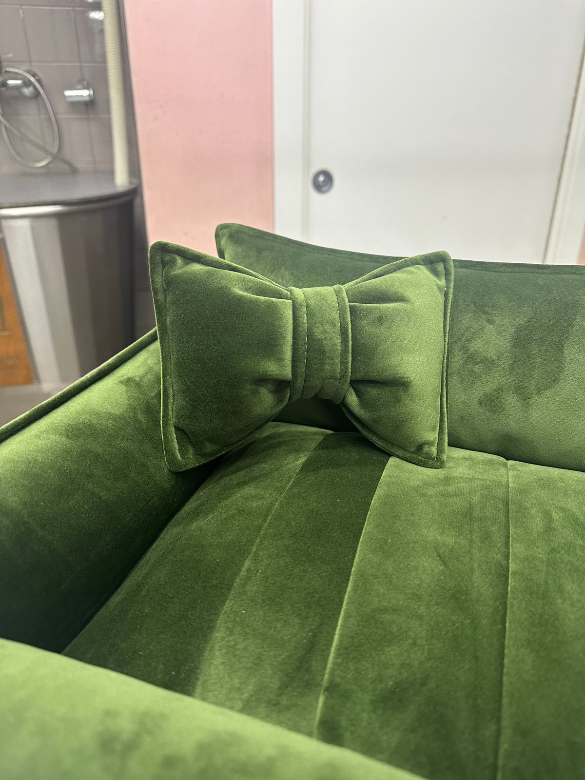 Cuccia Royale con Fiocco e Cuscino Sfoderabile - Made in Italy