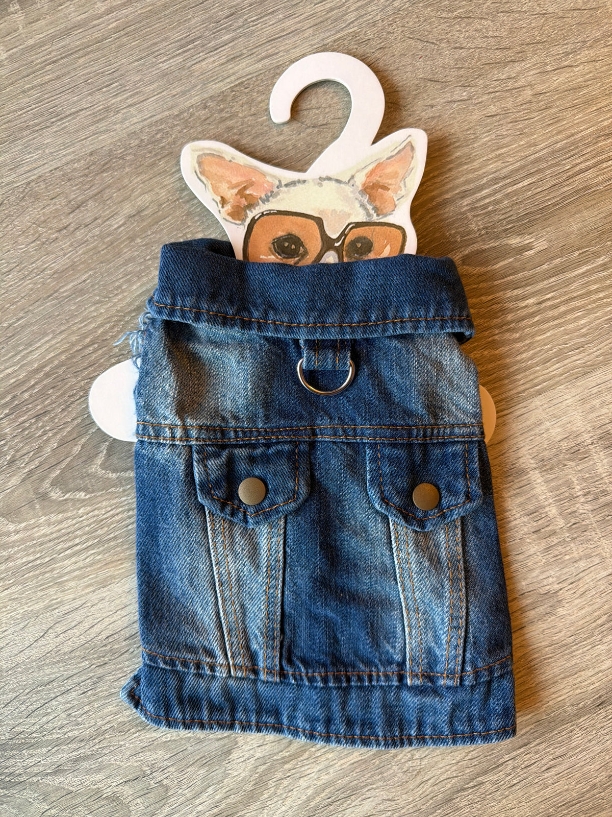 Giubbottino Jeans per Cani – Denim Classic XS 25 cm