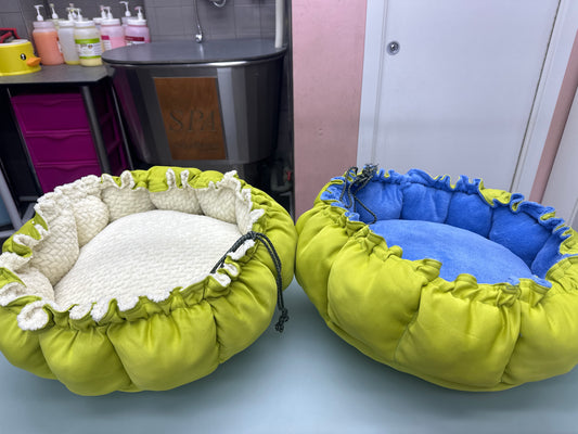 Cuccia Morbida Trasformabile per Gatti e Cani di Piccola Media Taglia - Double Comfort Estivo/Invernale