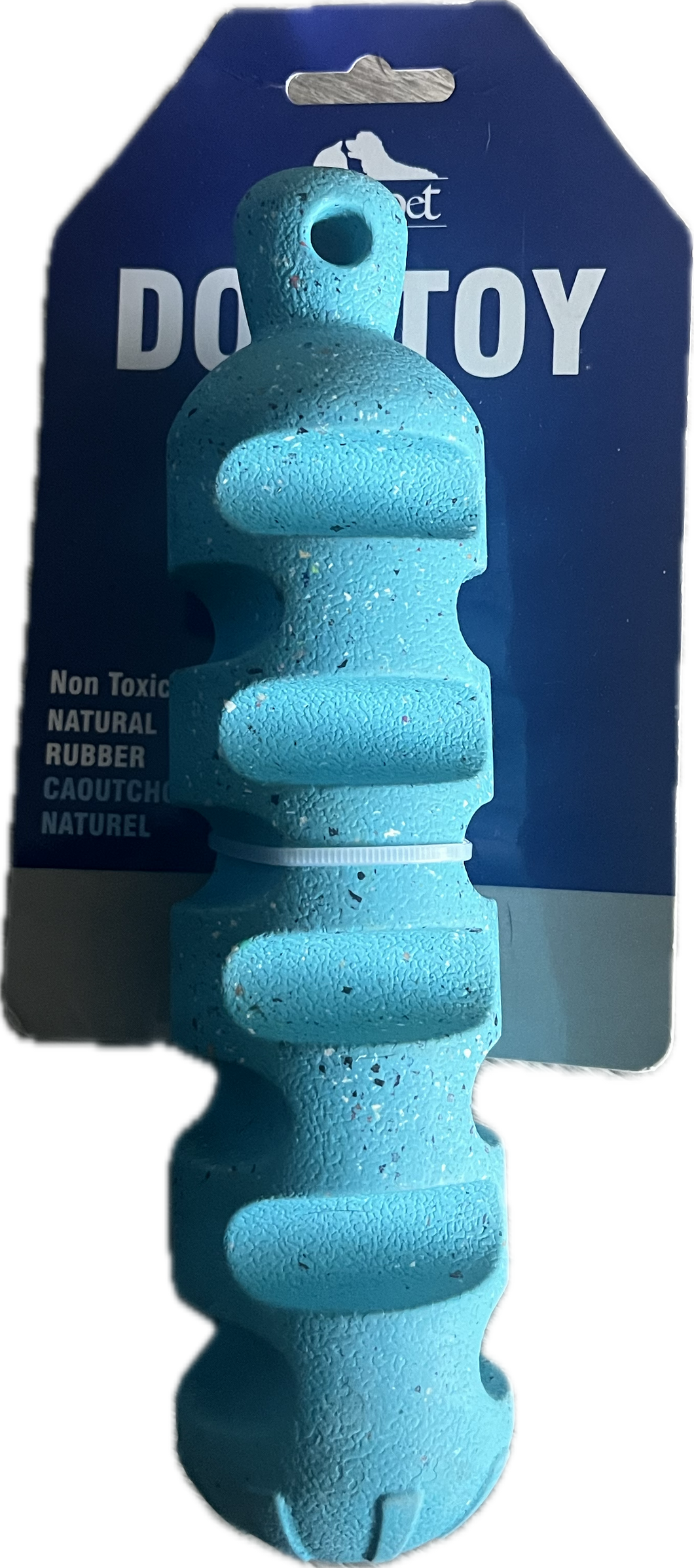 Gioco per cani in gomma naturale – Design ondulato resistente