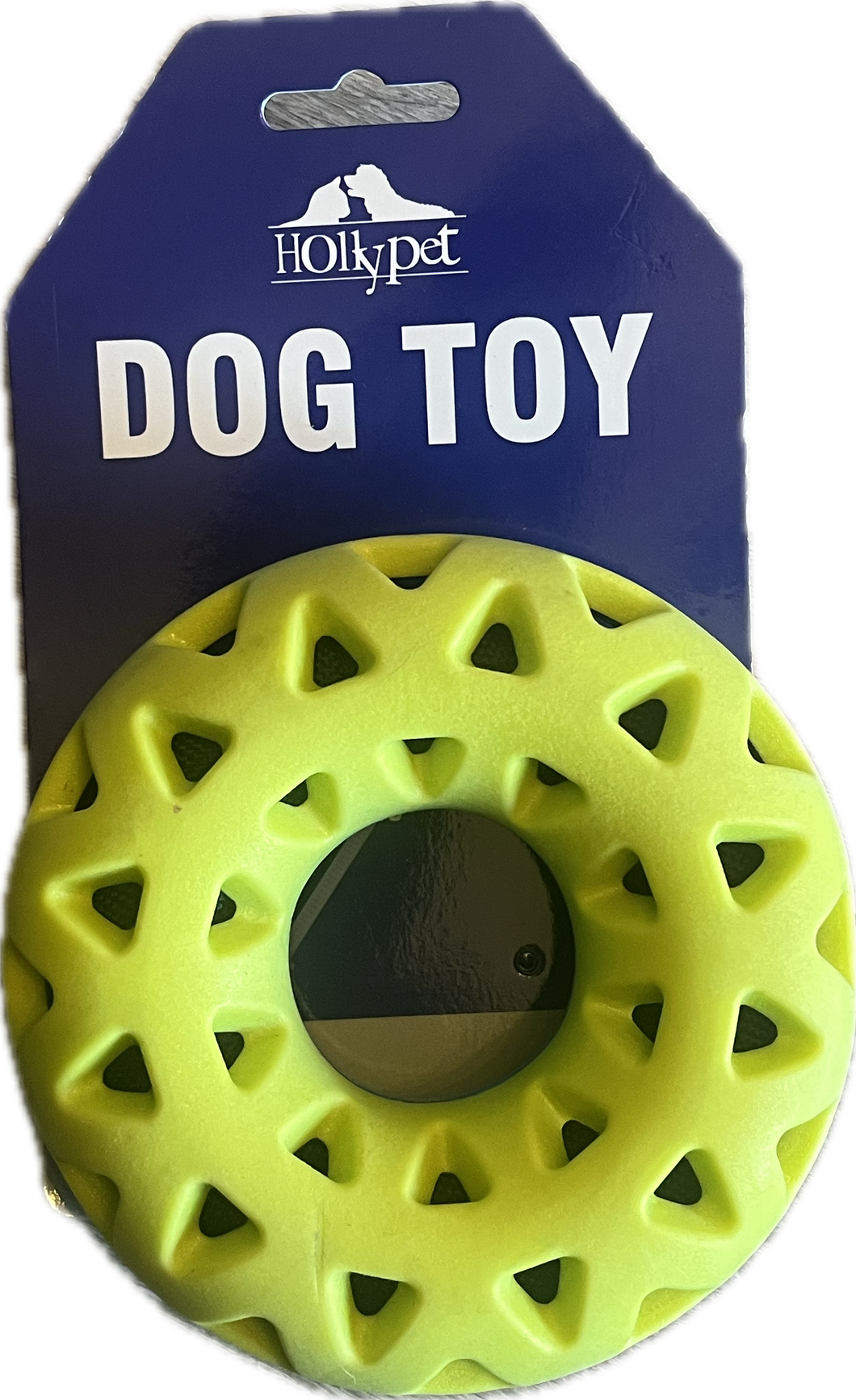 Gioco per cani a forma di anello con design traforato