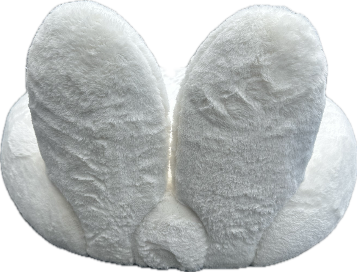 Cuccia “Orecchie da Coniglio” in peluche bianco