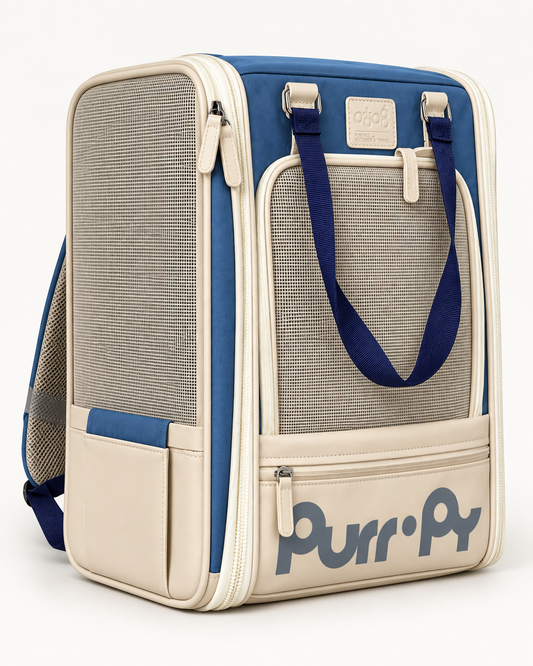 Zaino Trasportino Pet Travel Blue – Cani e Gatti