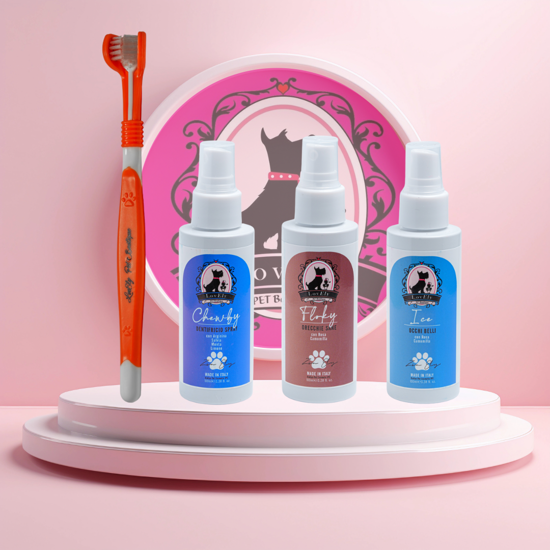 SET "BEAUTY ROUTINE" - ORECCHIE - OCCHI - DENTI - SPAZZOLINO