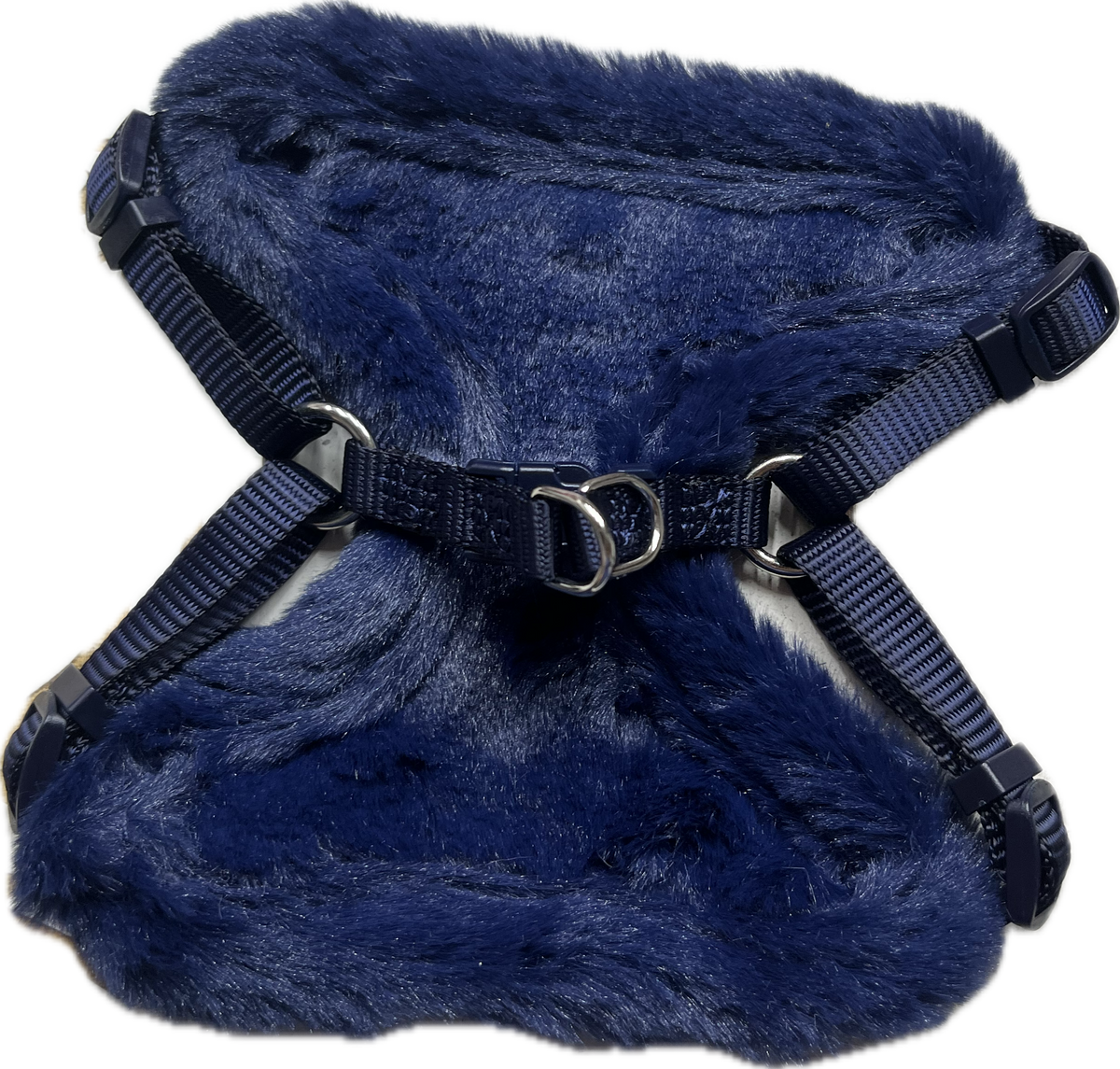 Pettorina Deluxe con Finitura Pelliccia e Fiocco Decorativo S