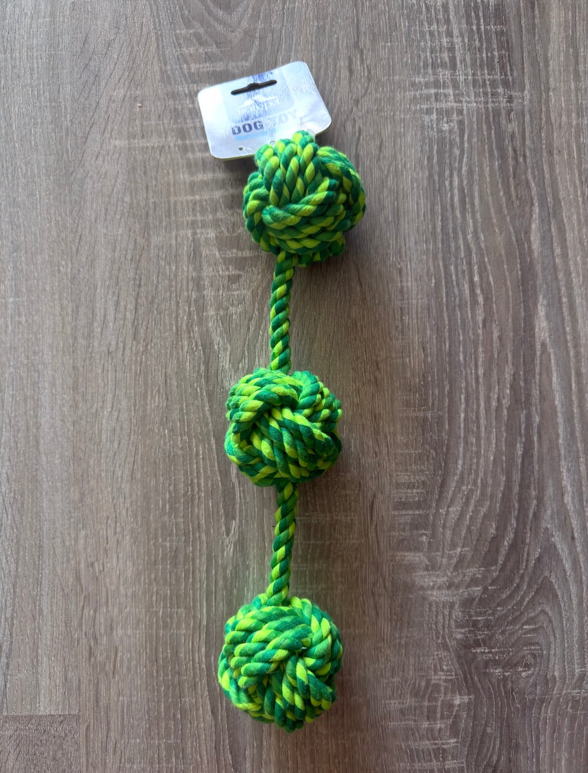 Gioco per Cani in Corda con 3 Palline Annodate
