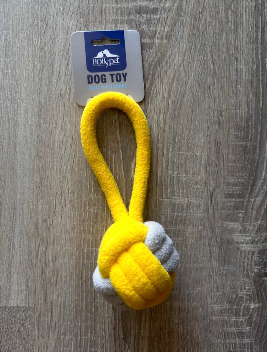 Gioco per Cani in Corda con Palla e Maniglia