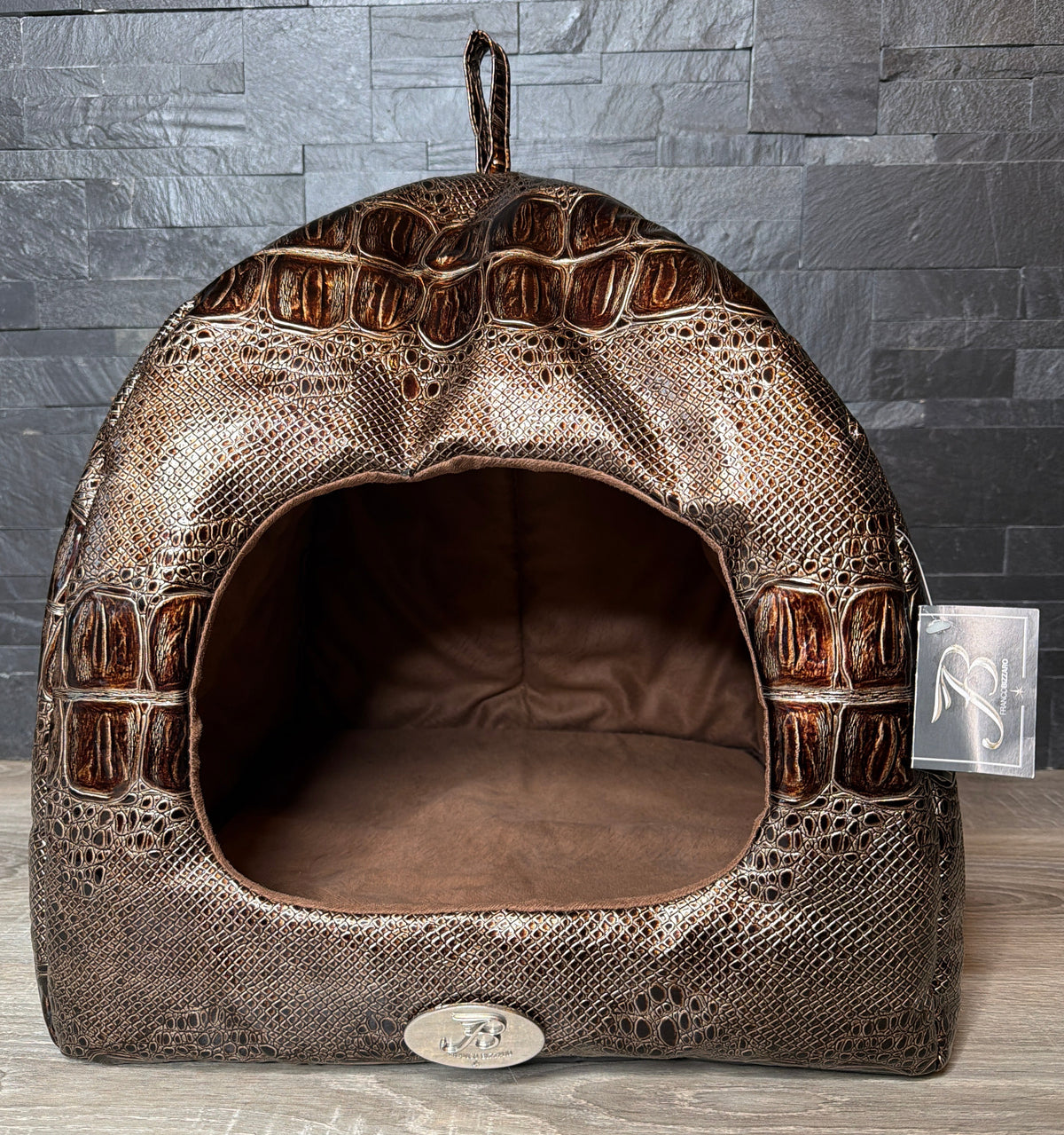 Cuccia Igloo Luxury effetto cocco – Made in Italy