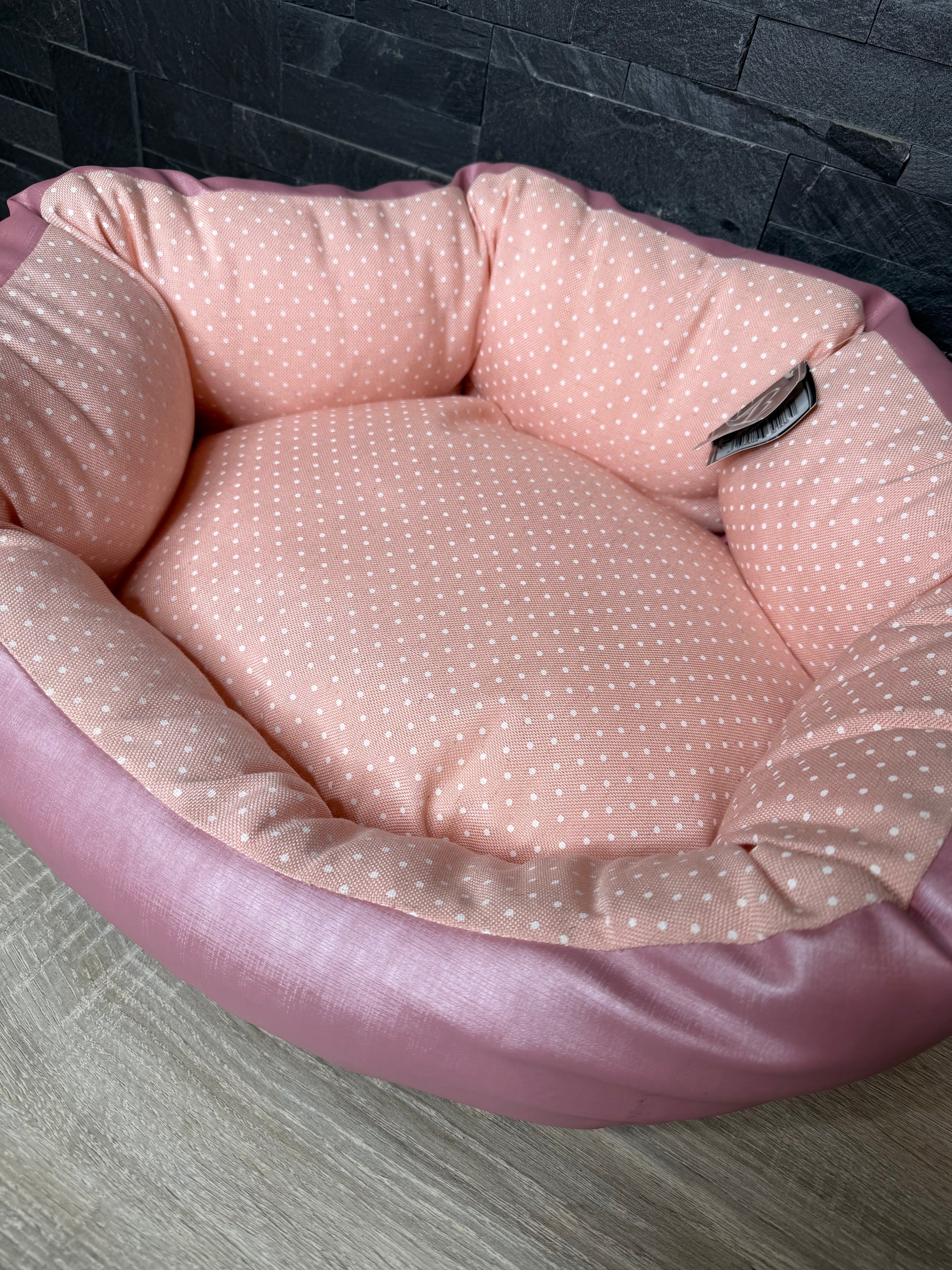 Cuccia Luxury Comfort Rosa a Pois – Made in Italy