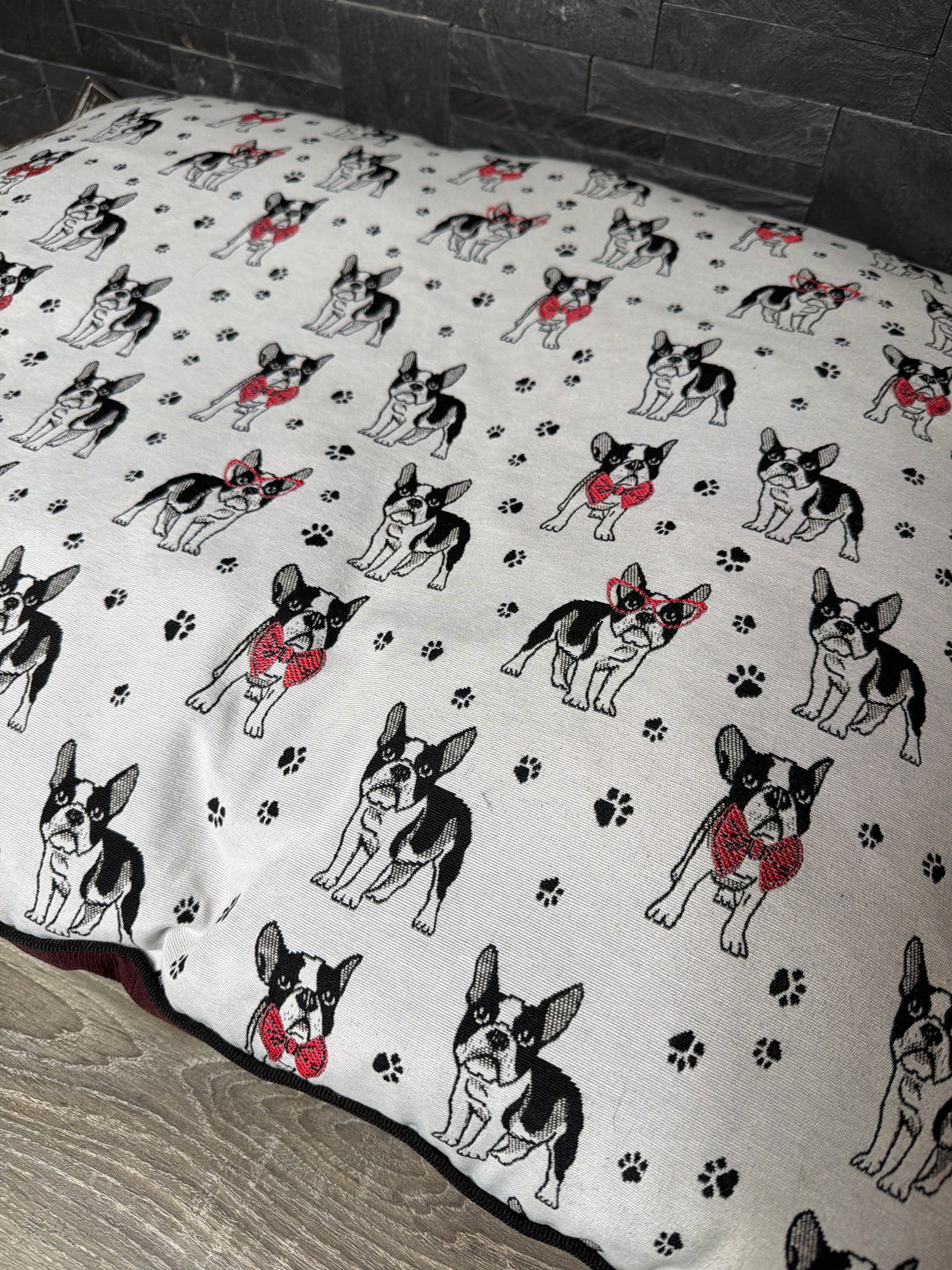 Cuscino Luxury Fantasia Bulldog Francese – Made in Italy