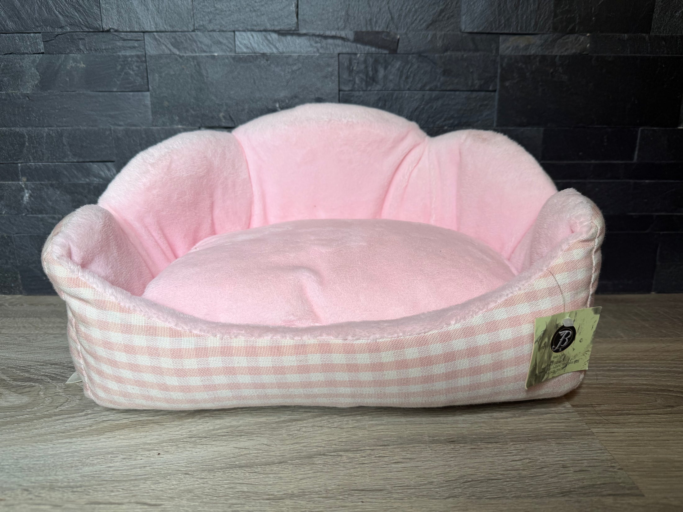 Cuccia Rosa Morbida con Cuscino – Made in Italy
