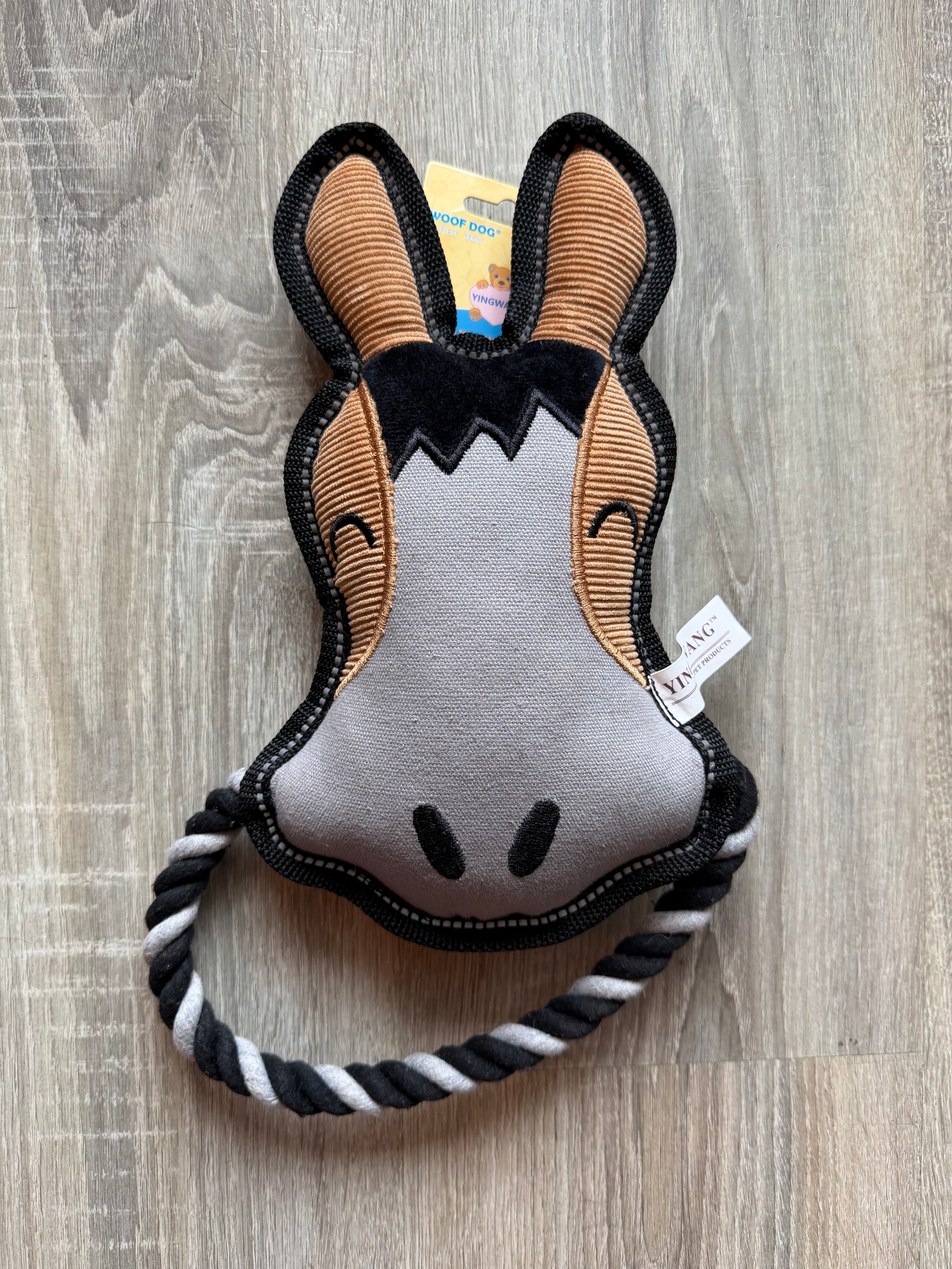 Cavallino Tira & Suona – Gioco Sonoro con Corda per Cani
