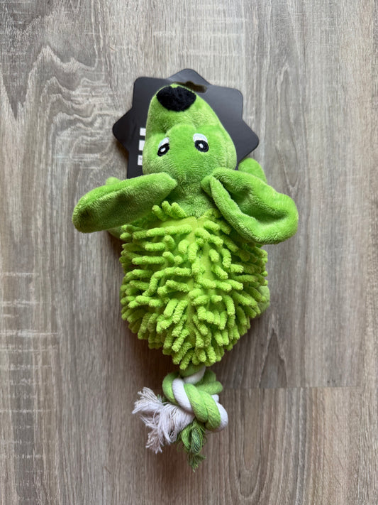 Cagnolino Jungle – Peluche Sonoro con Corda per Cani