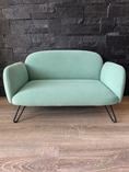 Carica l'immagine nel visualizzatore della galleria, Divanetto Green Chic – Eleganza Pastello per Cani e Gatti
