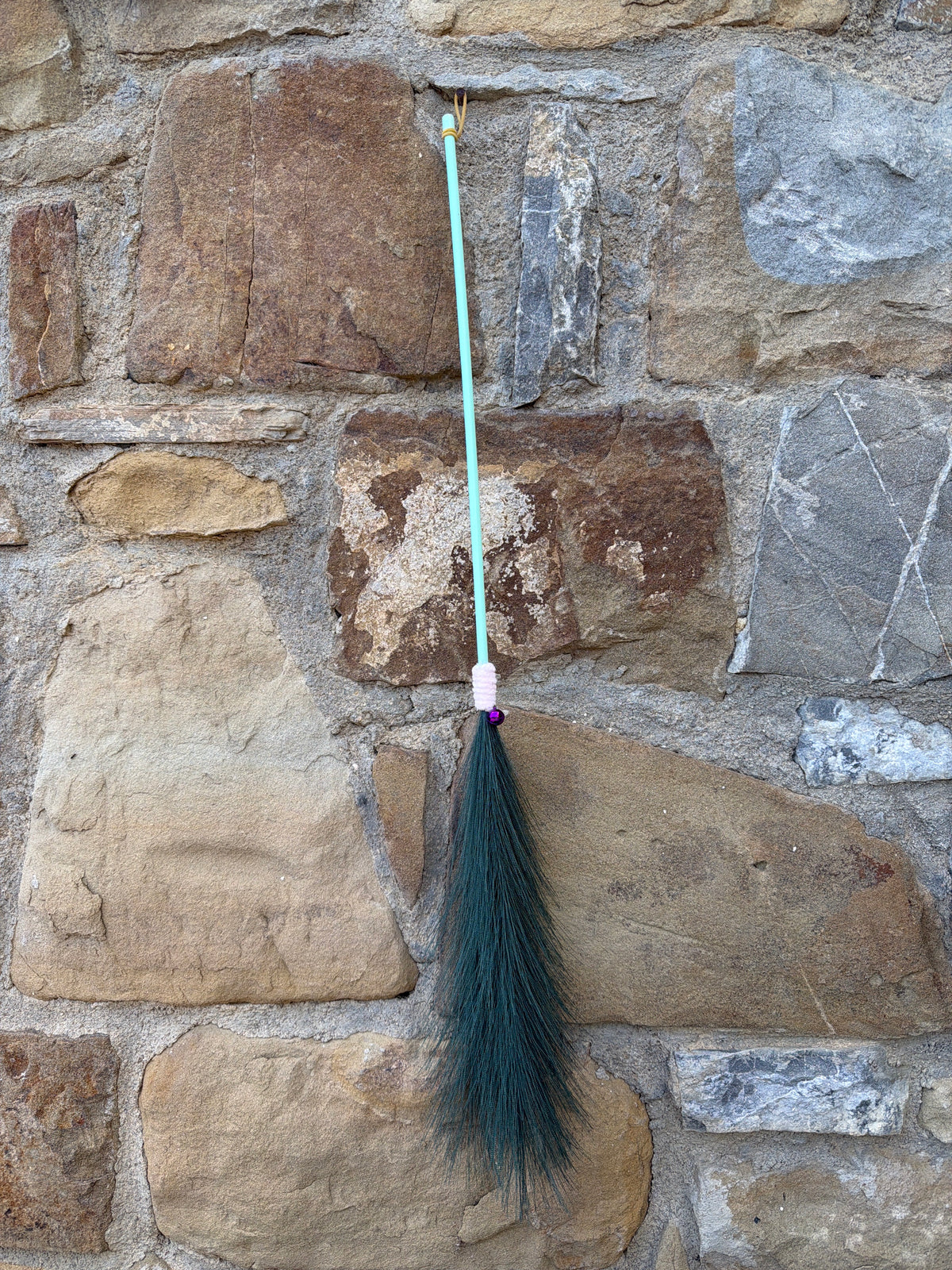 Bacchetta Gioco per Gatti con Coda Morbida e Campanellino – 75 cm
