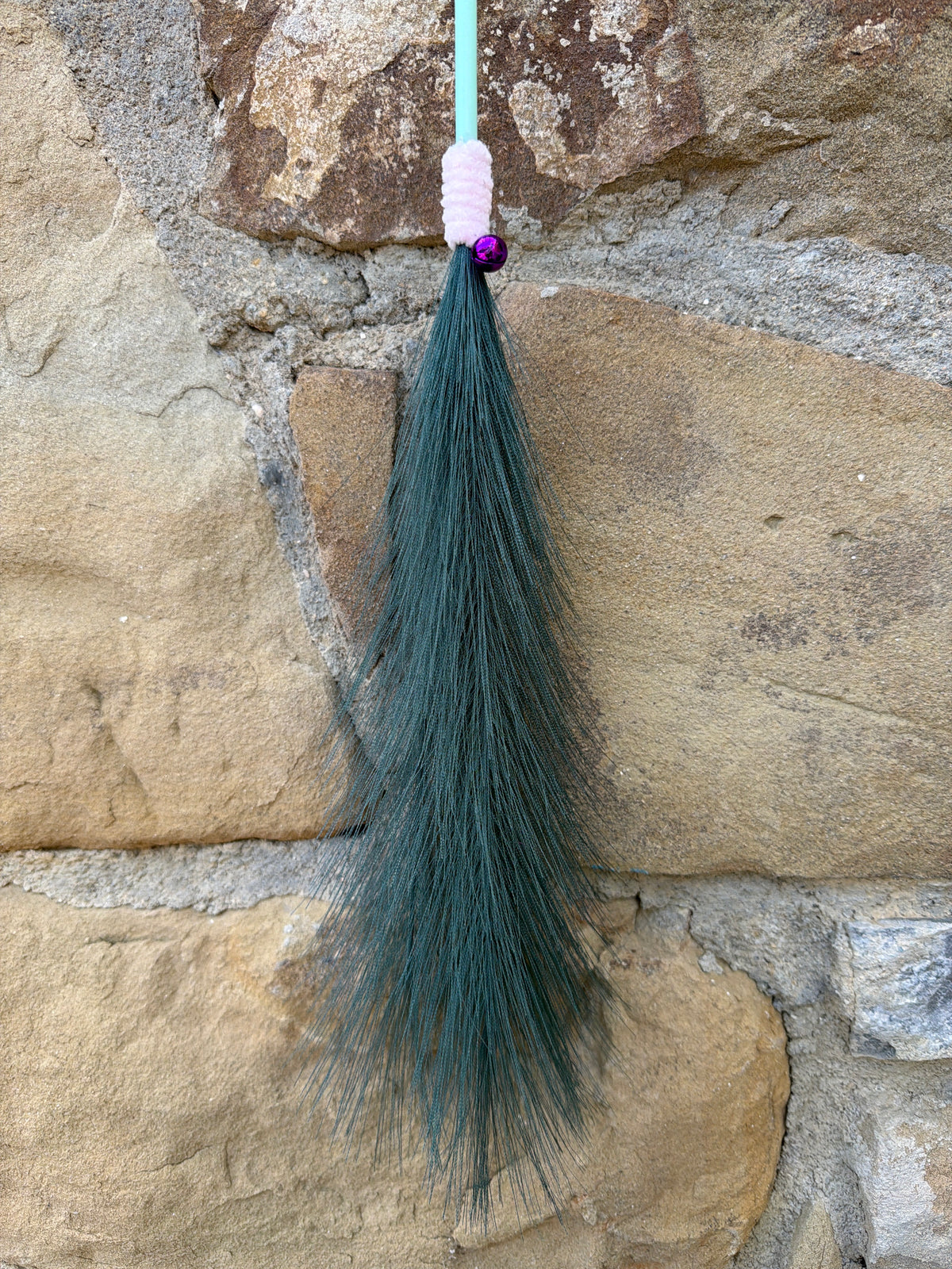 Bacchetta Gioco per Gatti con Coda Morbida e Campanellino – 75 cm