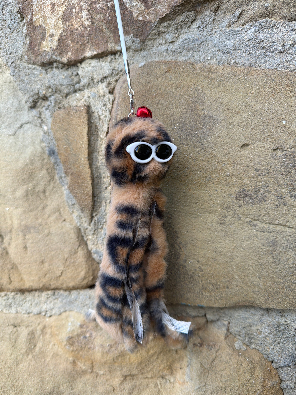 Bacchetta Gioco Leopard Fashion per Gatti con Occhiali Allungabile