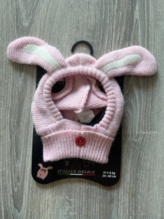 Cappellino coniglietto rosa
