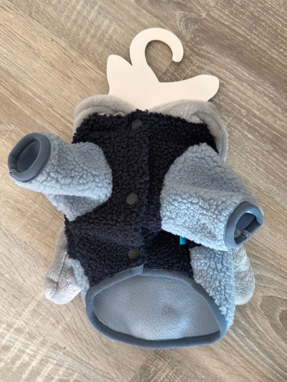 Felpa Teddy Coniglietto Grigio con Orecchie – XS 25 cm