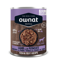 Carica l&#39;immagine nel visualizzatore di Gallery, Ownat Wetline Agnello &amp; Patate 395 g – Umido Naturale Grain Free per Cani
