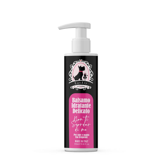 Balsamo PROFESSIONALE “Non Ti Scordar di Me” LovEly – Idratante Delicato per Cani e Gatti | Districante Uso Frequente | Made in Italy 250ml