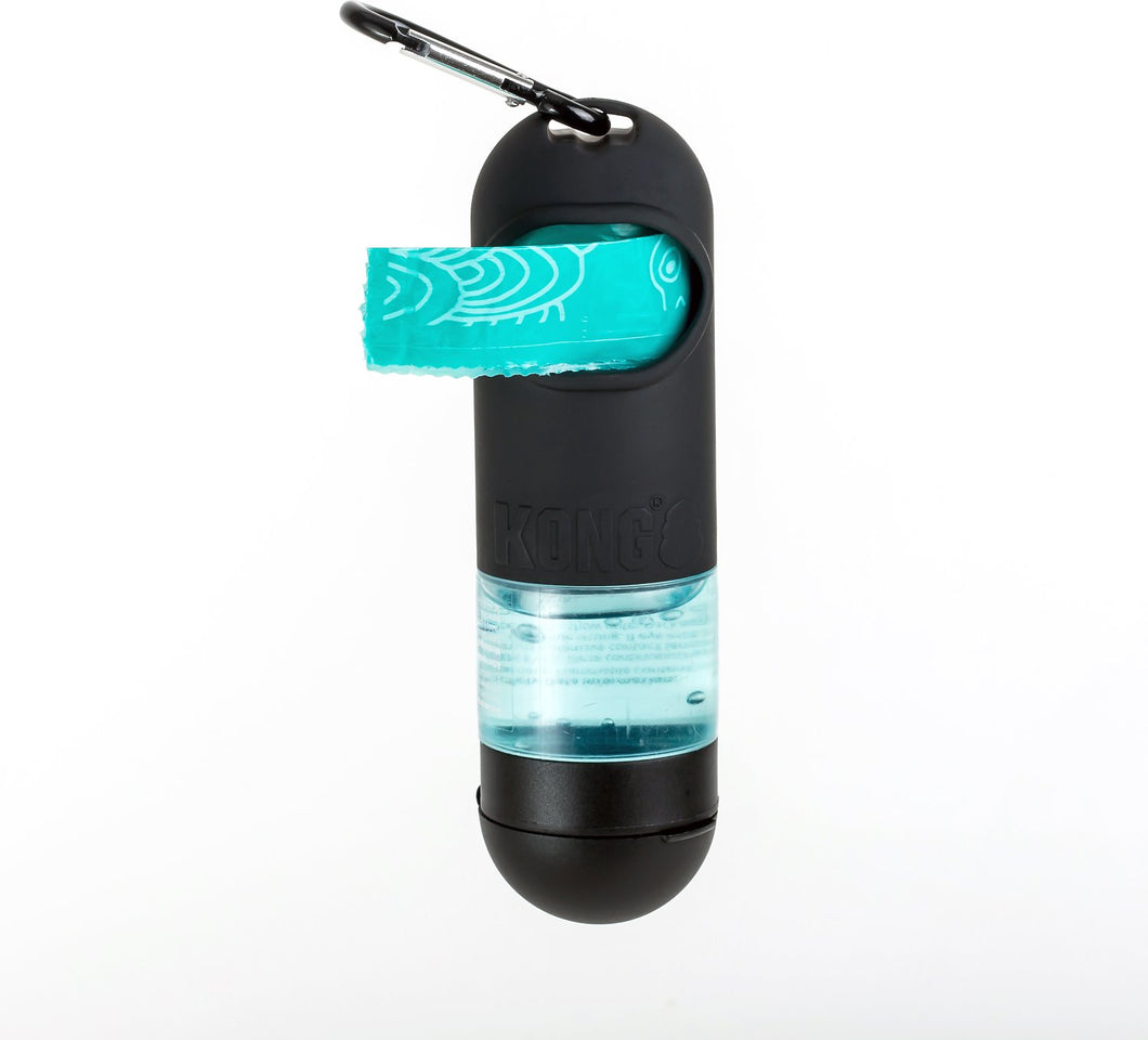 Kong HandiPod MINI Distributore di bustine per escrementi con gel disinfettante