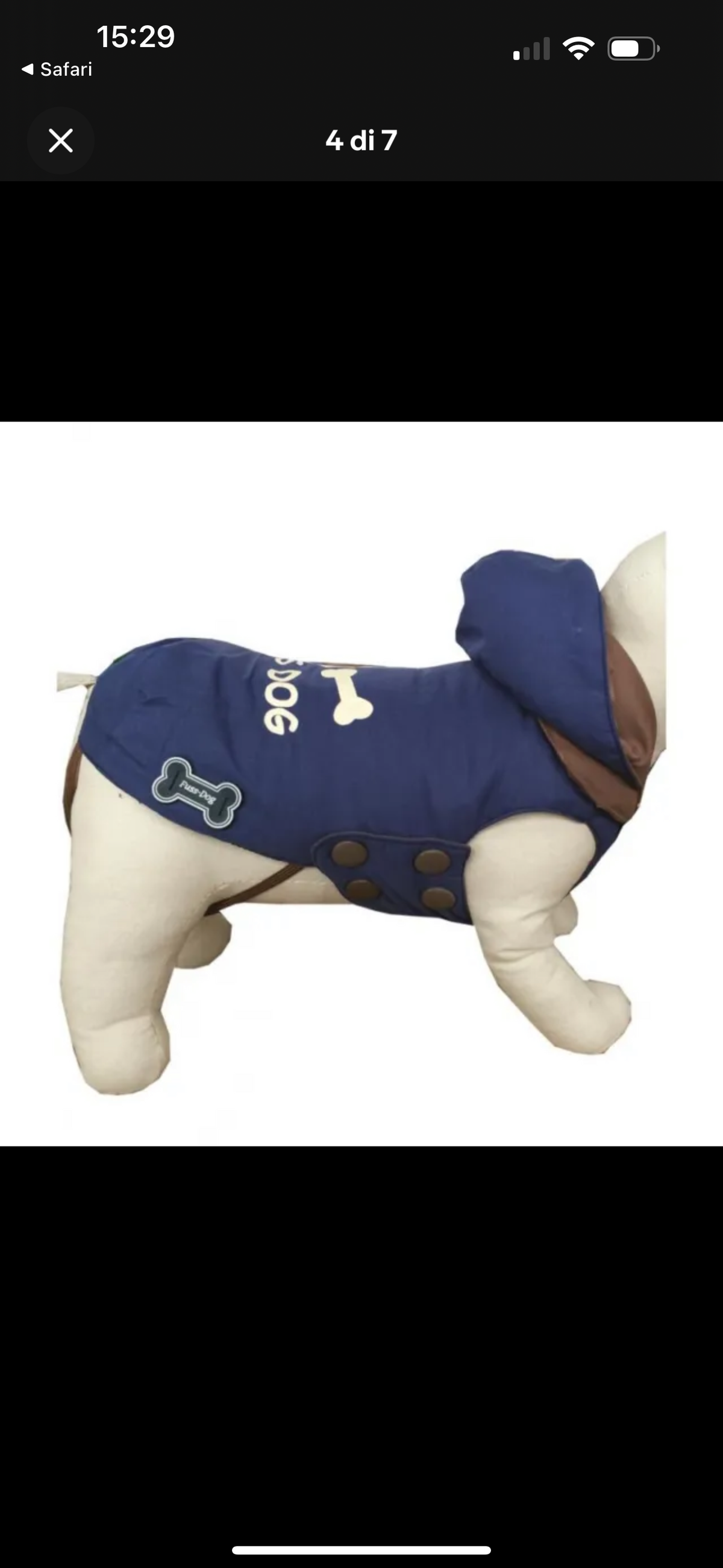 Piumino Reversibile New York Marrone per Cane Misura 60 - ABF43/27