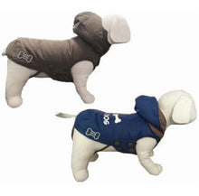 Carica l&#39;immagine nel visualizzatore di Gallery, Piumino Reversibile New York Marrone per Cane Misura 60 - ABF43/27
